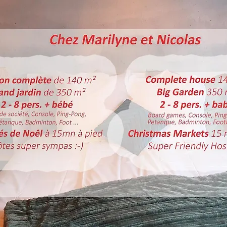 Maison 140m2 Au Calme - Beau Jardin - A 15mn A Pied Du Centre-ville De Дом отдыха *